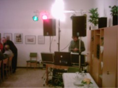Begleitet wurde der Abend von einem DJ mit Stimmungsvoller Musik