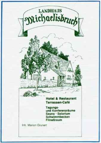 Karrikatur vom ehemaligem 'Landhaus Michaelisbruch'