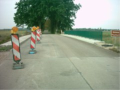 Sperrung der Strasse